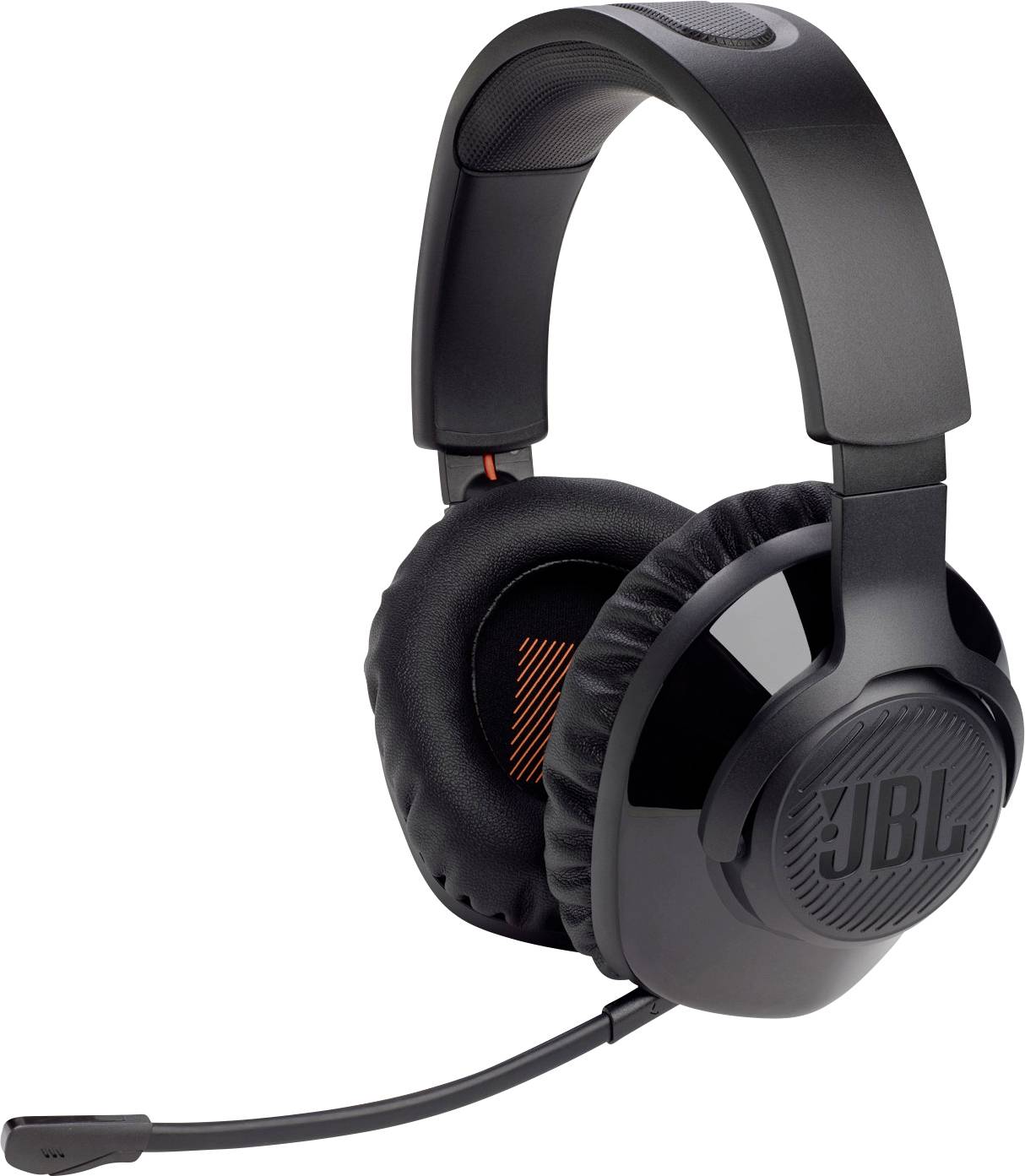 JBL Quantum 350 Wireless Over Ear Headset Funk Stereo Schwarz Mikrofon-Stummschaltung Gaming