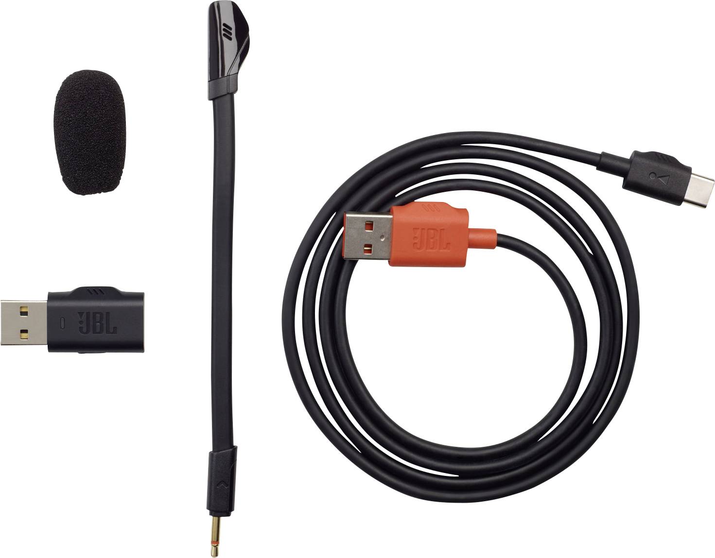 JBL Quantum 350 Wireless Over Ear Headset Funk Stereo Schwarz Mikrofon-Stummschaltung Gaming