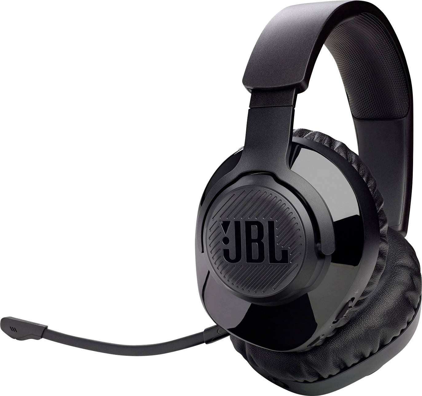 JBL Quantum 350 Wireless Over Ear Headset Funk Stereo Schwarz Mikrofon-Stummschaltung Gaming
