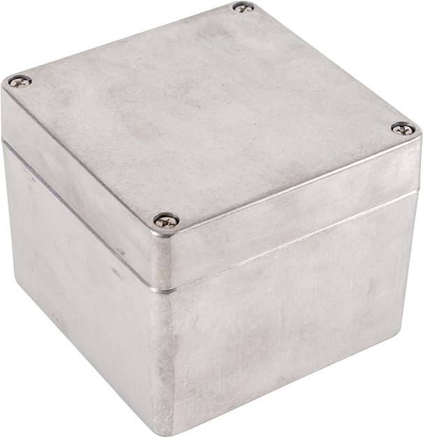 Hammond Electronics 1590Z080 Hand-Gehäuse 100 x 100 x 80 Zinkdruckguss Natur 1St.