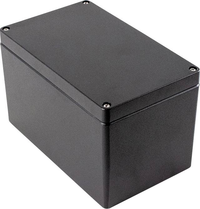 Hammond Electronics 1590Z163BK Hand-Gehäuse 260 x 160 x 160 Zinkdruckguss Schwarz 1 St.