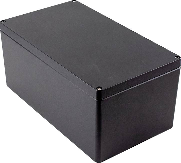 Hammond Electronics 1590Z250BK Hand-Gehäuse 400 x 230 x 180 Zinkdruckguss Schwarz 1 St.