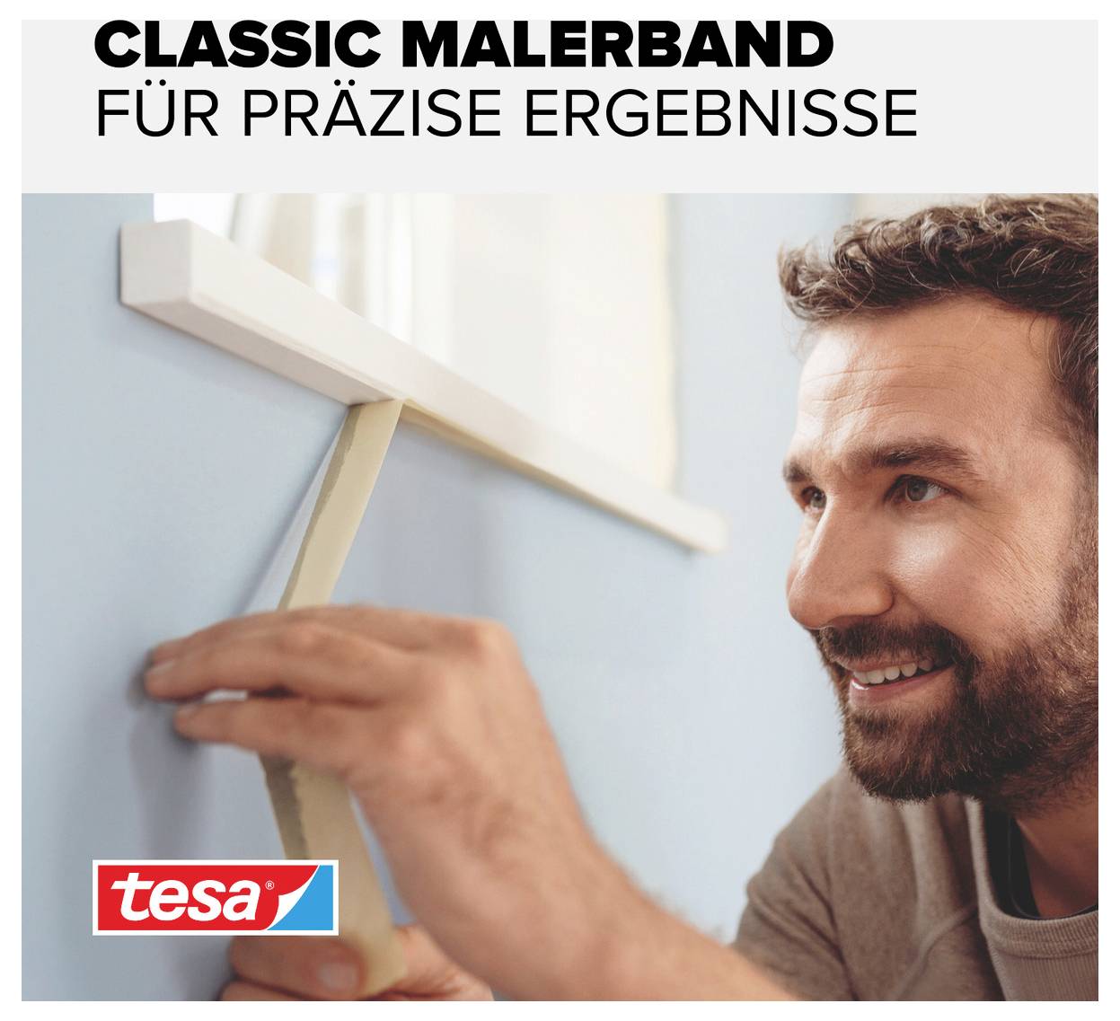 tesa Classic 52803-00000-01 Malerabdeckband Weiß (L x B) 50 m x 19 mm 1 St.