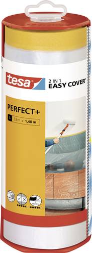 Tesa Easy Cover Perfect+ 56571-00000-00 Abdeckfolie Gelb, Transparent (L x B) 33m x 1.40m 1St.