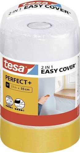 Tesa Easy Cover Perfect+ 56593-00000-00 Abdeckfolie Gelb, Transparent (L x B) 33m x 550mm 1 Set