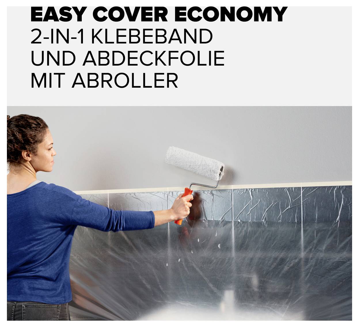 Tesa Easy Cover Economy 58883-00000-02 Abdeckfolie (L x B) 33m x 550mm 1 Set