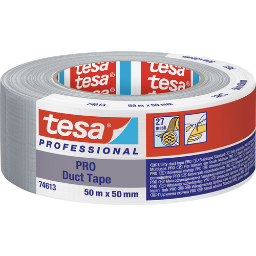 Tesa Duct Tape PRO 74613-00003-00 Reparaturband Grau (L x B) 50m x 50mm 1St.