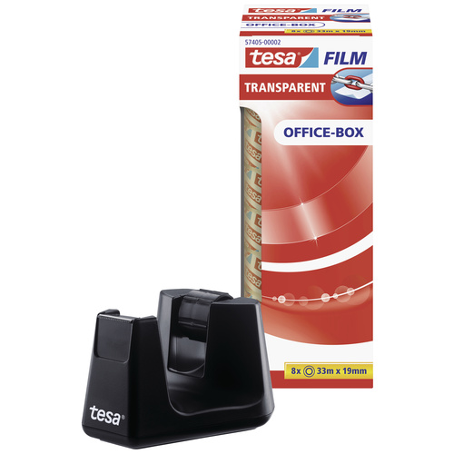 Tesa Easy Cut Smart + tesafilm transparent 53906-00000-00 tesafilm Schwarz (L x B) 33 m x 19 mm 1 S