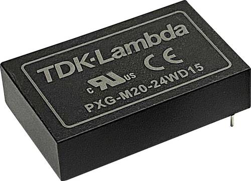 TDK PXG-M20-48WS12 DC/DC-Wandler 24 V/DC 12 V/DC 1.67A 20W Anzahl Ausgänge: 1 x Inhalt 1St.