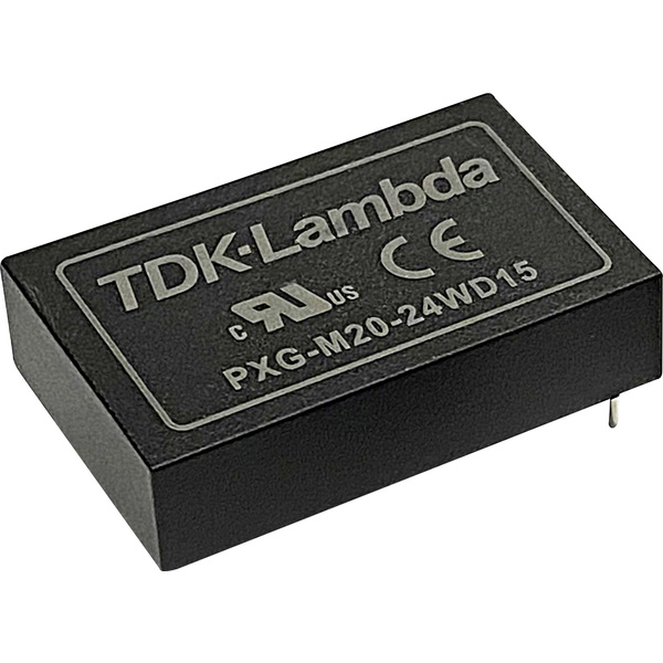 TDK PXG-M20-24WS24 DC/DC-Wandler 5 V/DC 12 V/DC 0.833A 20W Anzahl Ausgänge: 1 x Inhalt 1St.