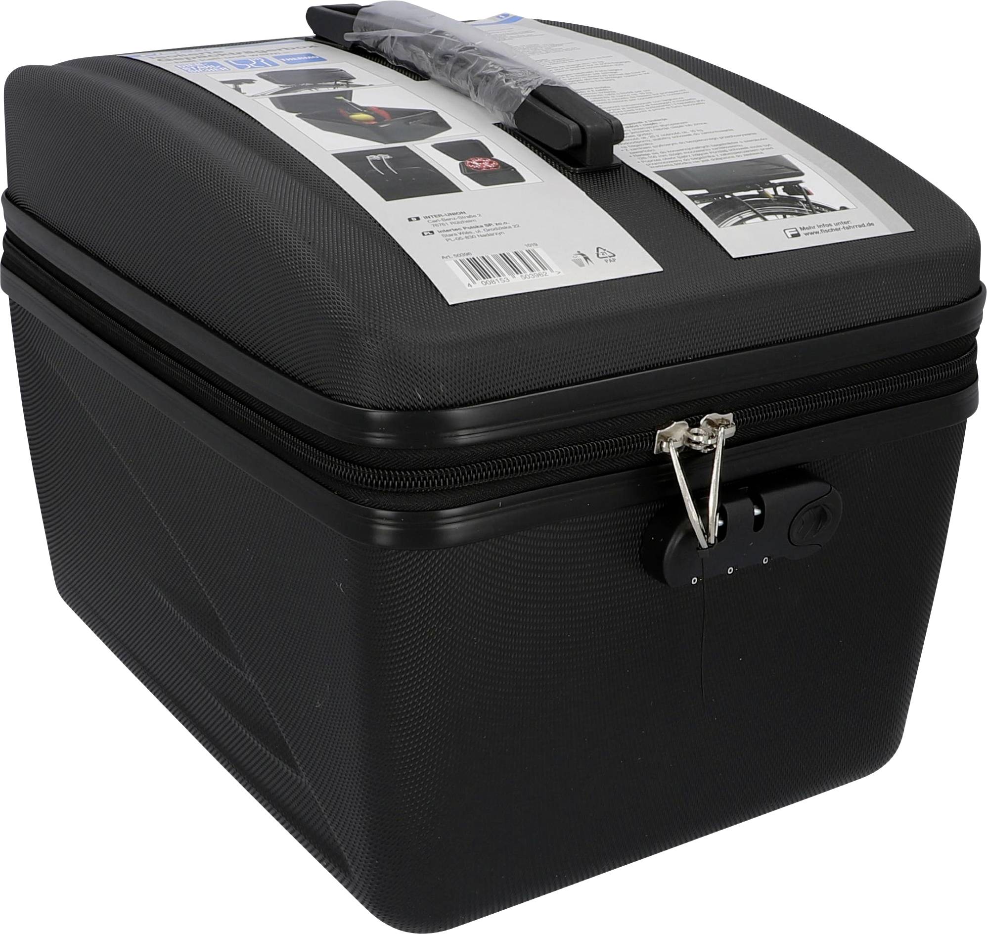 FISCHER FAHRRAD Fahrrad-Kühlbox Passiv Schwarz 19l