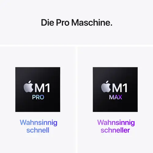Apple MacBook Pro 14 (M1 Pro, 2021) 36.1cm (14.2 Zoll) M1 Pro 8‑Core CPU 16GB RAM 512GB SSD M1 Pro 14‑Core GPU Space Grau Apple MacBook Pro 14 (M1 Pro, 2021) 36.1cm (14.2 Zoll) M1 Pro 8‑Core CPU 16GB RAM 512GB SSD M1 Pro 14‑Core GPU Space Grau