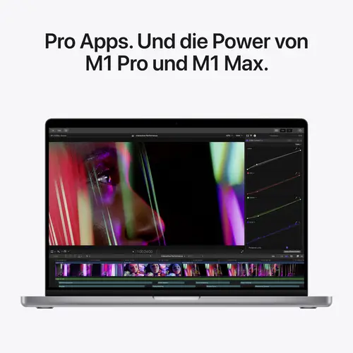 Apple MacBook Pro 14 (M1 Pro, 2021) 36.1cm (14.2 Zoll) M1 Pro 8‑Core CPU 16GB RAM 512GB SSD M1 Pro 14‑Core GPU Space Grau Apple MacBook Pro 14 (M1 Pro, 2021) 36.1cm (14.2 Zoll) M1 Pro 8‑Core CPU 16GB RAM 512GB SSD M1 Pro 14‑Core GPU Space Grau