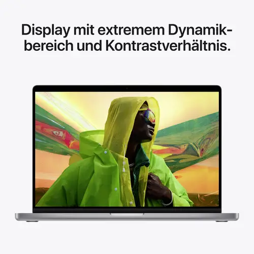 Apple MacBook Pro 14 (M1 Pro, 2021) 36.1cm (14.2 Zoll) M1 Pro 8‑Core CPU 16GB RAM 512GB SSD M1 Pro 14‑Core GPU Space Grau Apple MacBook Pro 14 (M1 Pro, 2021) 36.1cm (14.2 Zoll) M1 Pro 8‑Core CPU 16GB RAM 512GB SSD M1 Pro 14‑Core GPU Space Grau