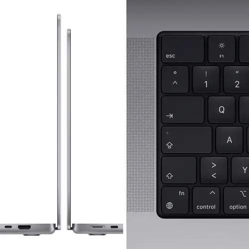 Apple MacBook Pro 14 (M1 Pro, 2021) 36.1cm (14.2 Zoll) M1 Pro 8‑Core CPU 16GB RAM 512GB SSD M1 Pro 14‑Core GPU Space Grau Apple MacBook Pro 14 (M1 Pro, 2021) 36.1cm (14.2 Zoll) M1 Pro 8‑Core CPU 16GB RAM 512GB SSD M1 Pro 14‑Core GPU Space Grau