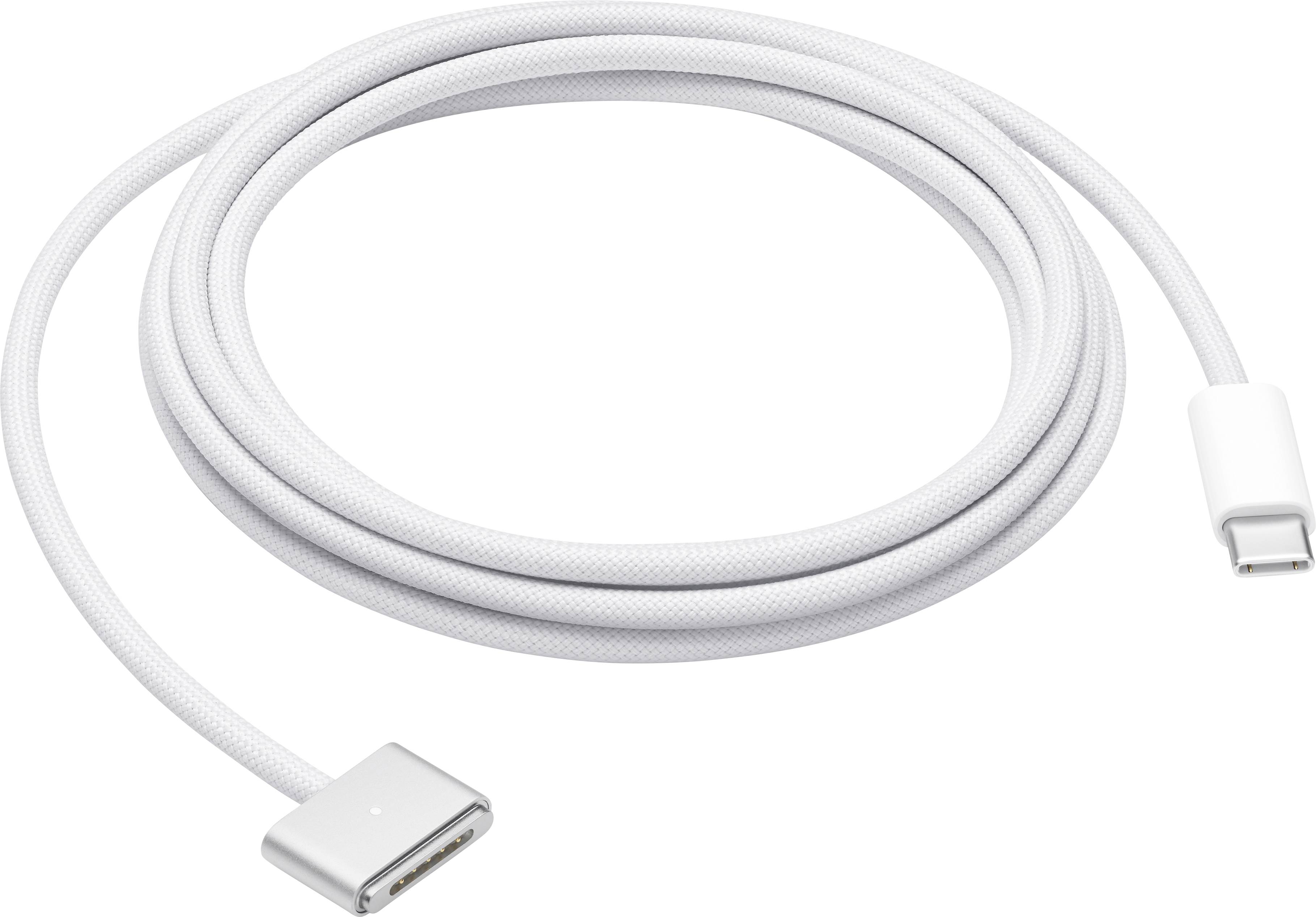 Apple USB-C®, MagSafe 3 MacBook Ladekabel [1x USB-C® - 1x MagSafe 3] 2.00 m Silber