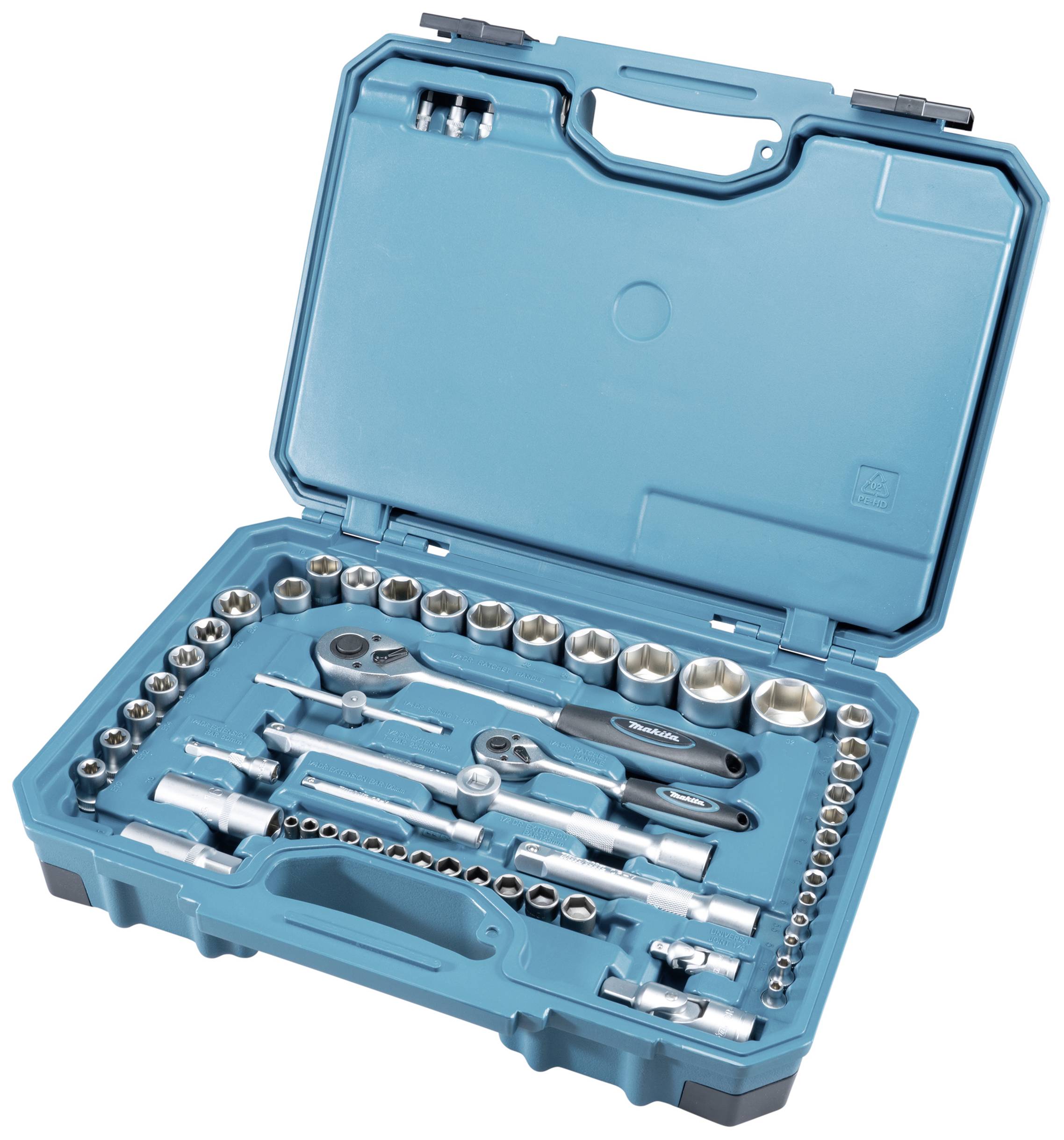 Makita E-10883 Werkzeugset Heimwerker im Koffer 221teilig