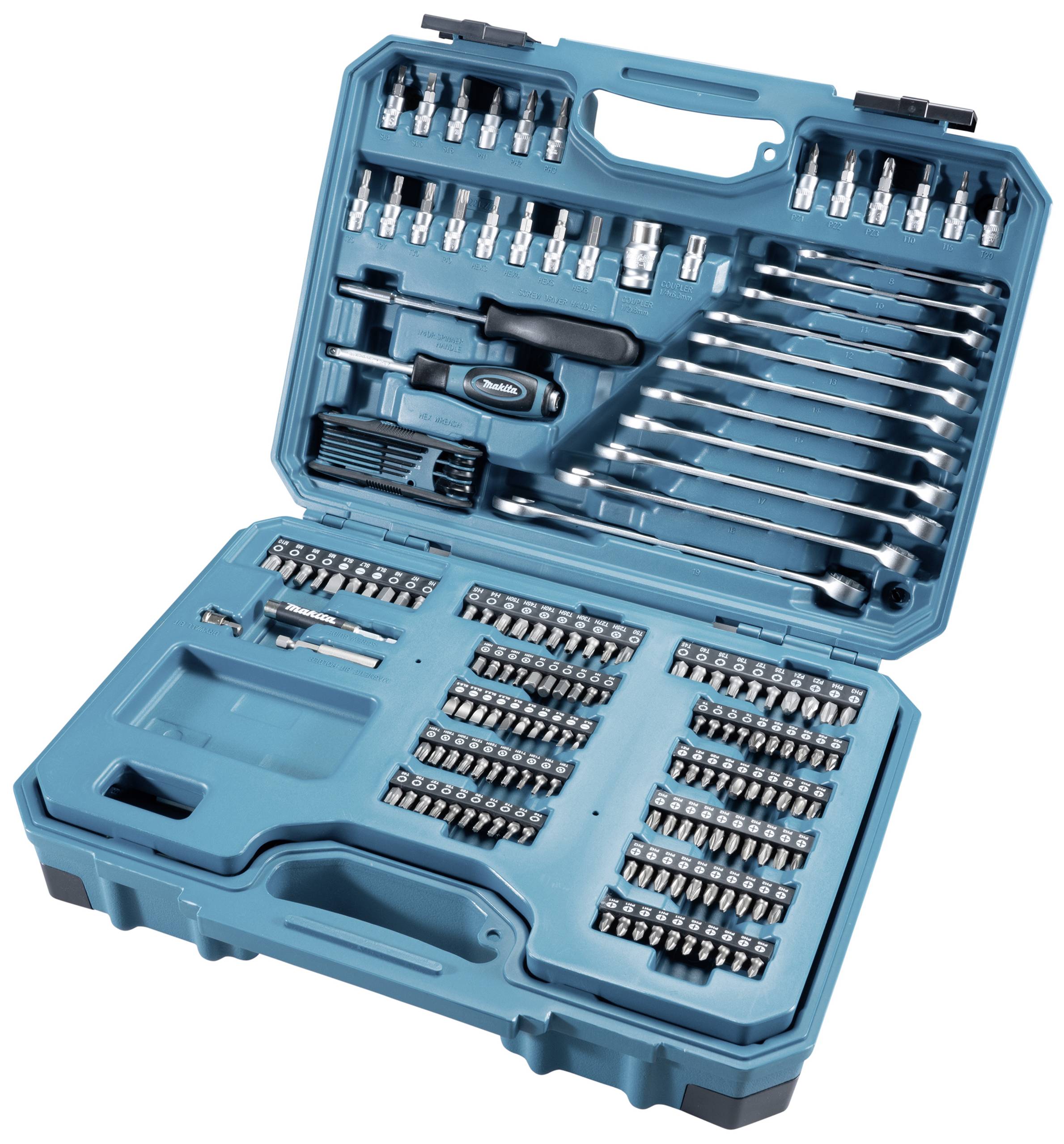 Makita E-10883 Werkzeugset Heimwerker im Koffer 221teilig