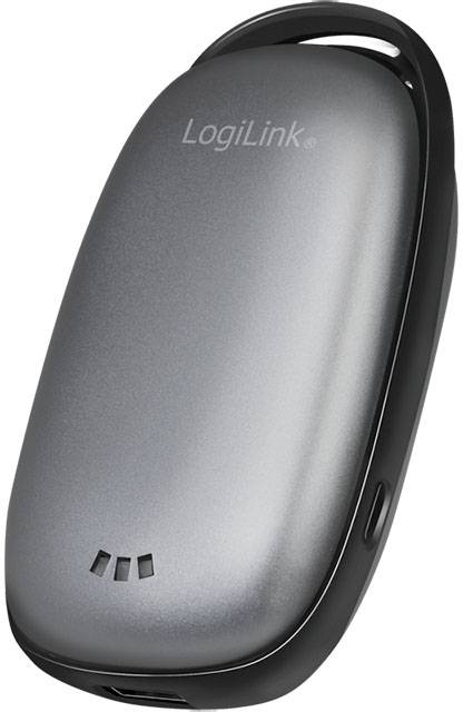 LogiLink PA0264 Powerbank 4000 mAh Fast Charge LiPo USB-A, Micro USB Metallic Grau (matt)