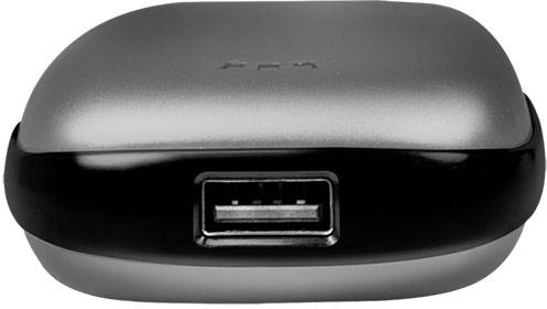 LogiLink PA0264 Powerbank 4000 mAh Fast Charge LiPo USB-A, Micro USB Metallic Grau (matt)