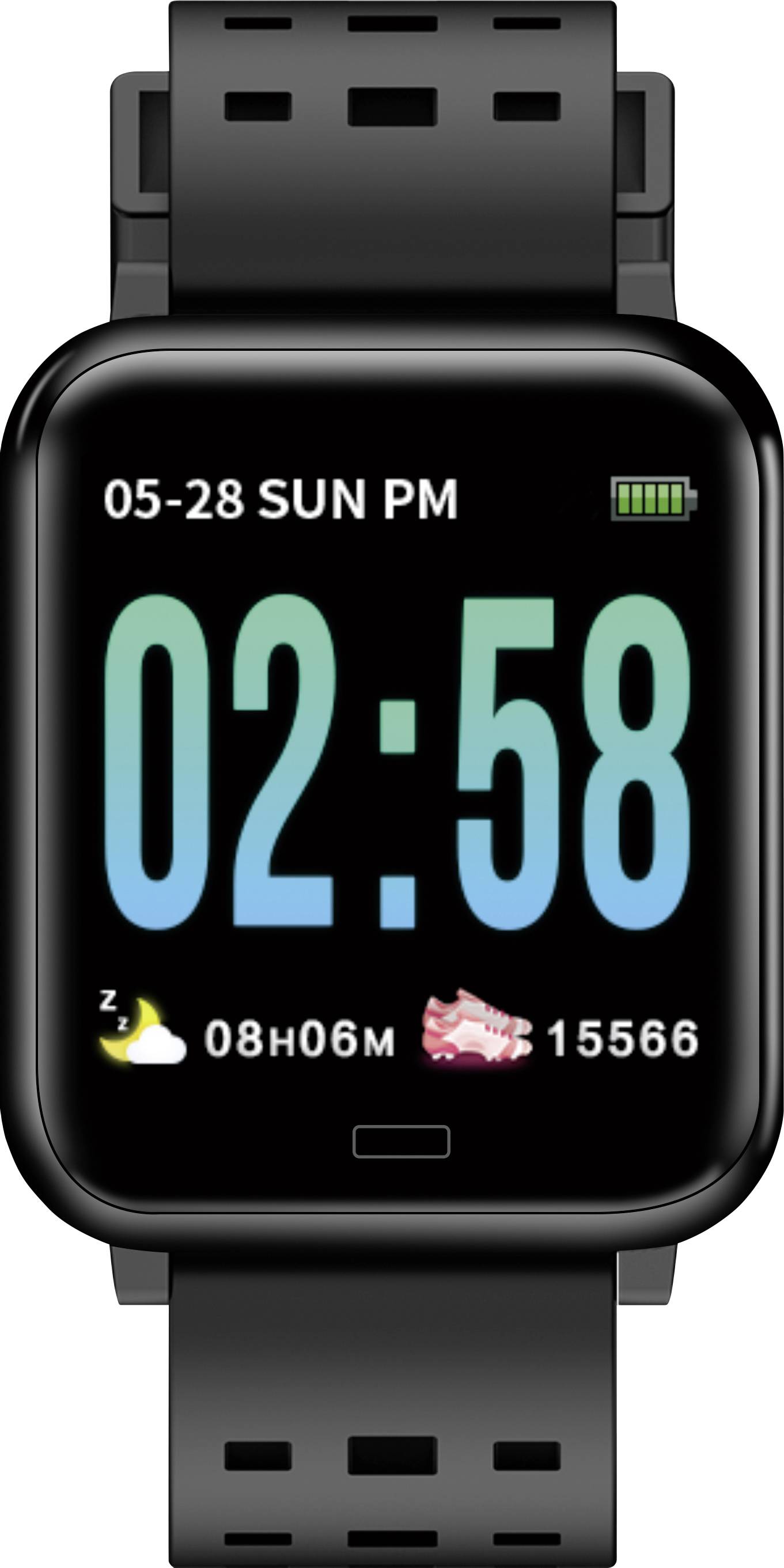 JayTech BT36G Fitness-Tracker Schwarz