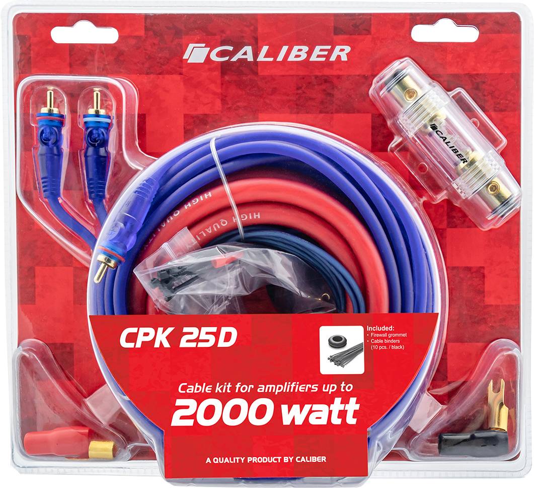 Caliber CPK25D Car HiFi Endstufen-Anschluss-Set