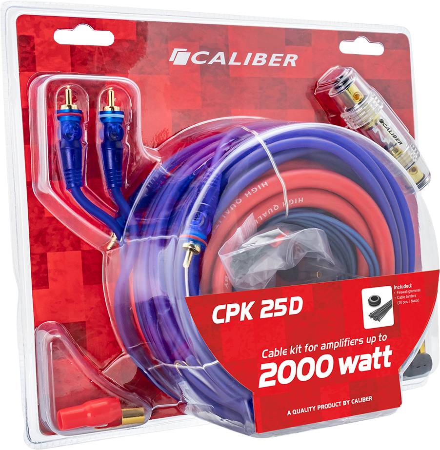 Caliber CPK25D Car HiFi Endstufen-Anschluss-Set