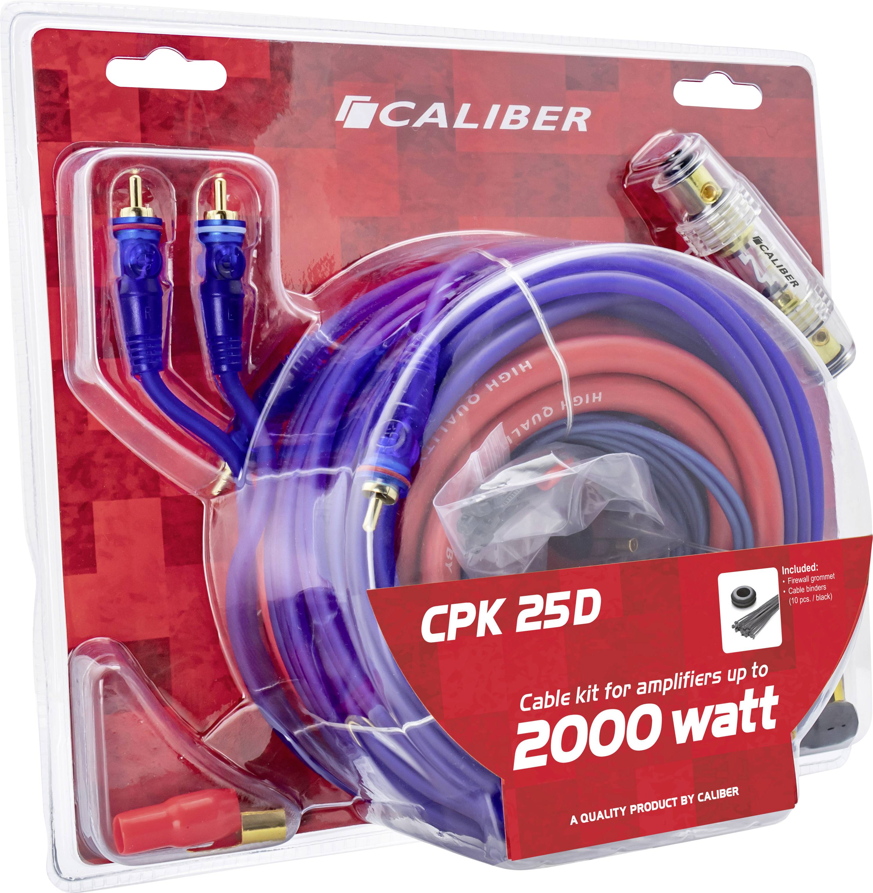 Caliber CPK25D Car HiFi Endstufen-Anschluss-Set