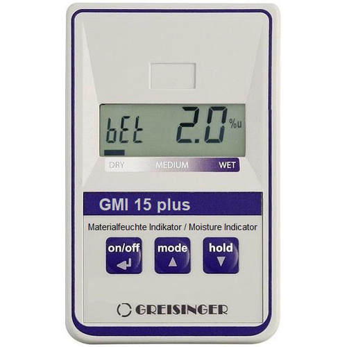 Greisinger GMI15-plus Materialfeuchtemessgerät Messbereich Baufeuchtigkeit (Bereich) 0.0 bis 8.0 %