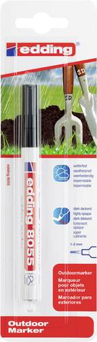 Edding 8055 4-8055-1-1001 Outdoormarker Schwarz 1 mm, 2 mm