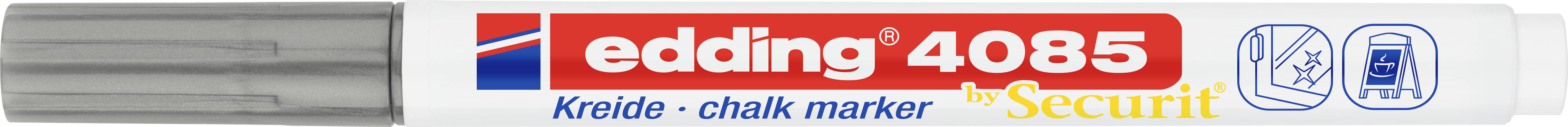 Edding 4085 4-4085054 Kreidemarker Silber 1 mm, 2 mm