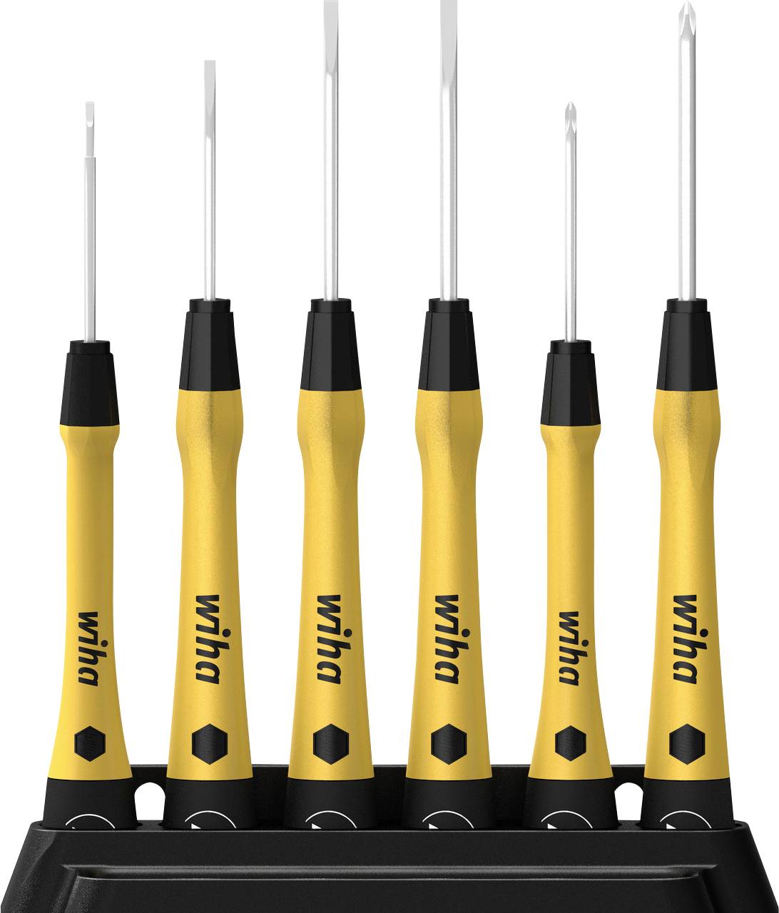 Wiha Elektriker Schraubendreher-Set Schlitz, Kreuzschlitz Phillips