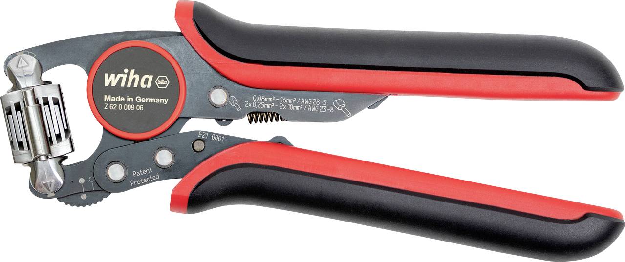 Wiha 45223 Crimpzange Aderendhülsen 0.08 bis 16 mm²
