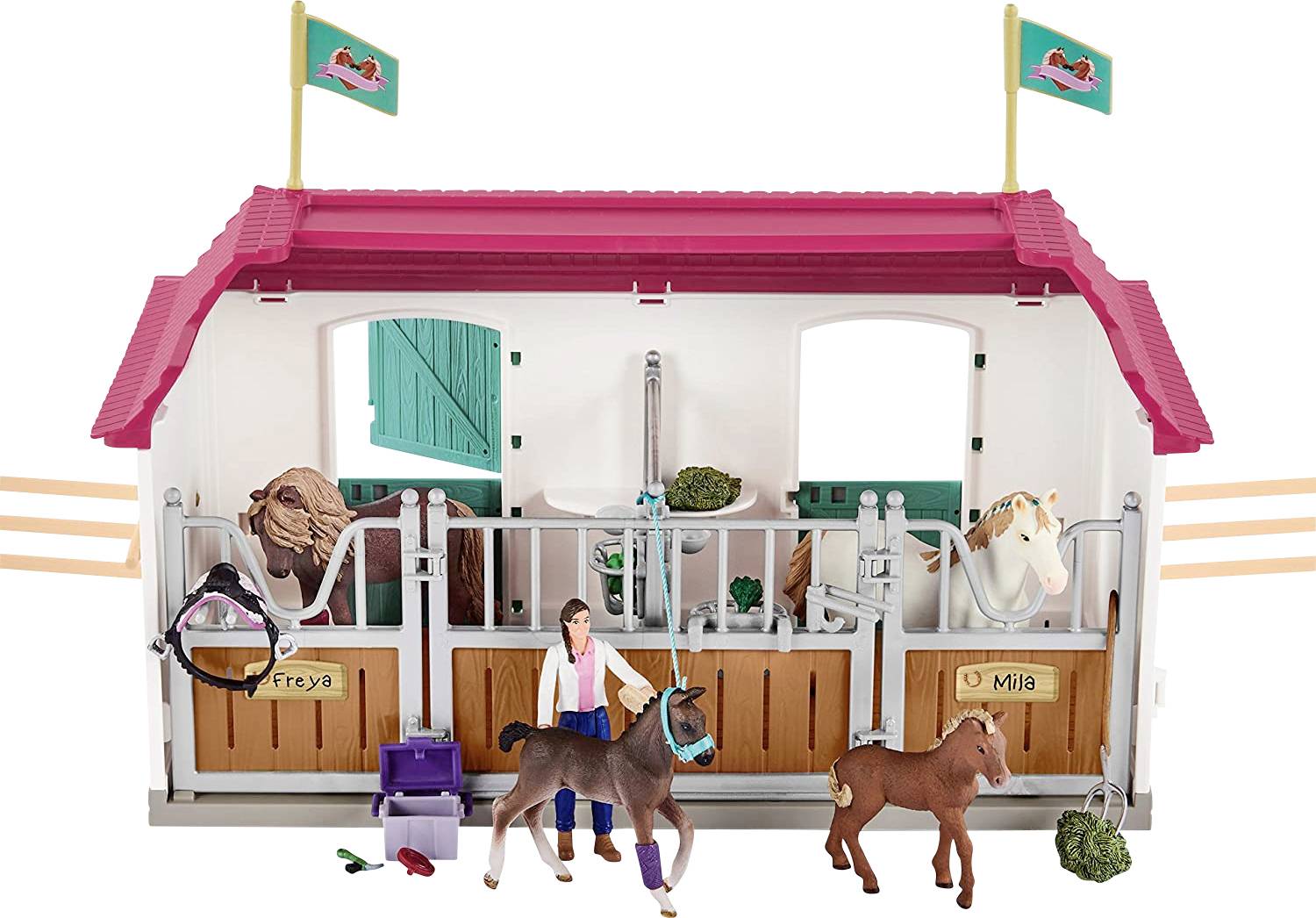 Schleich Tierarztbesuch im Stall