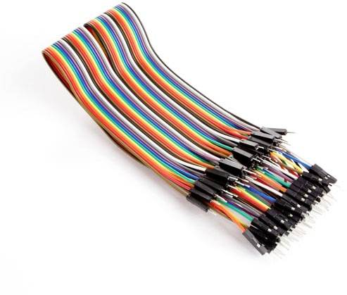 Whadda WPA413 Jumper-Kabel [40x Drahtbrücken-Stecker - 40x Drahtbrücken-Stecker] 0.30 m