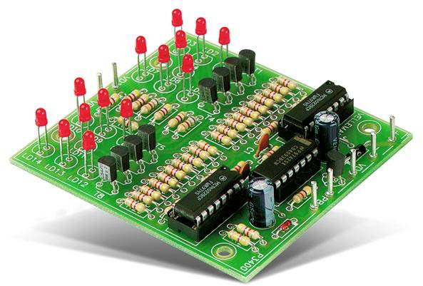 Whadda WSG3400 LED Bausatz Dual Electronic Dice.