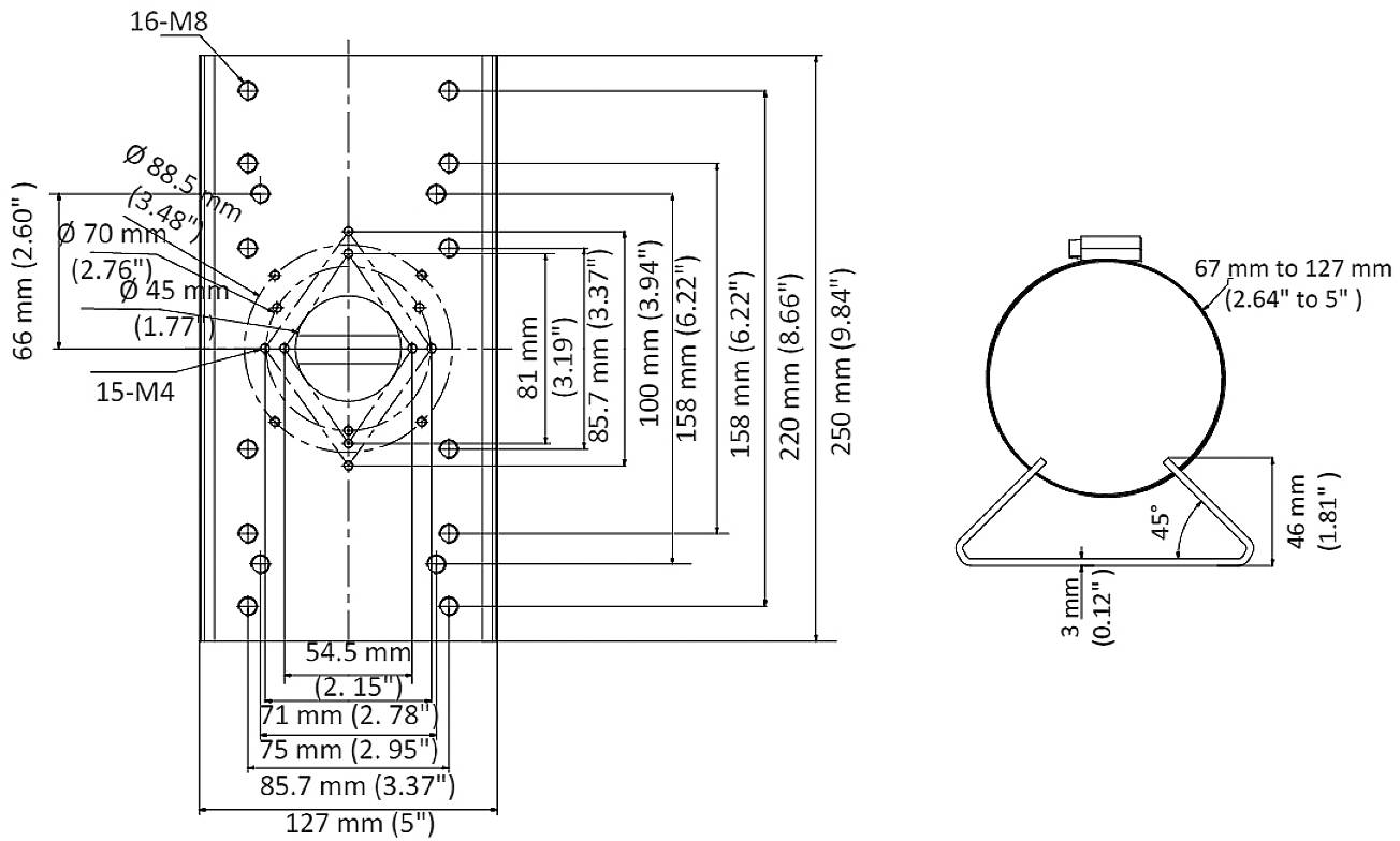 HIKVISION Masthalterung DS-1275ZJ-SUS