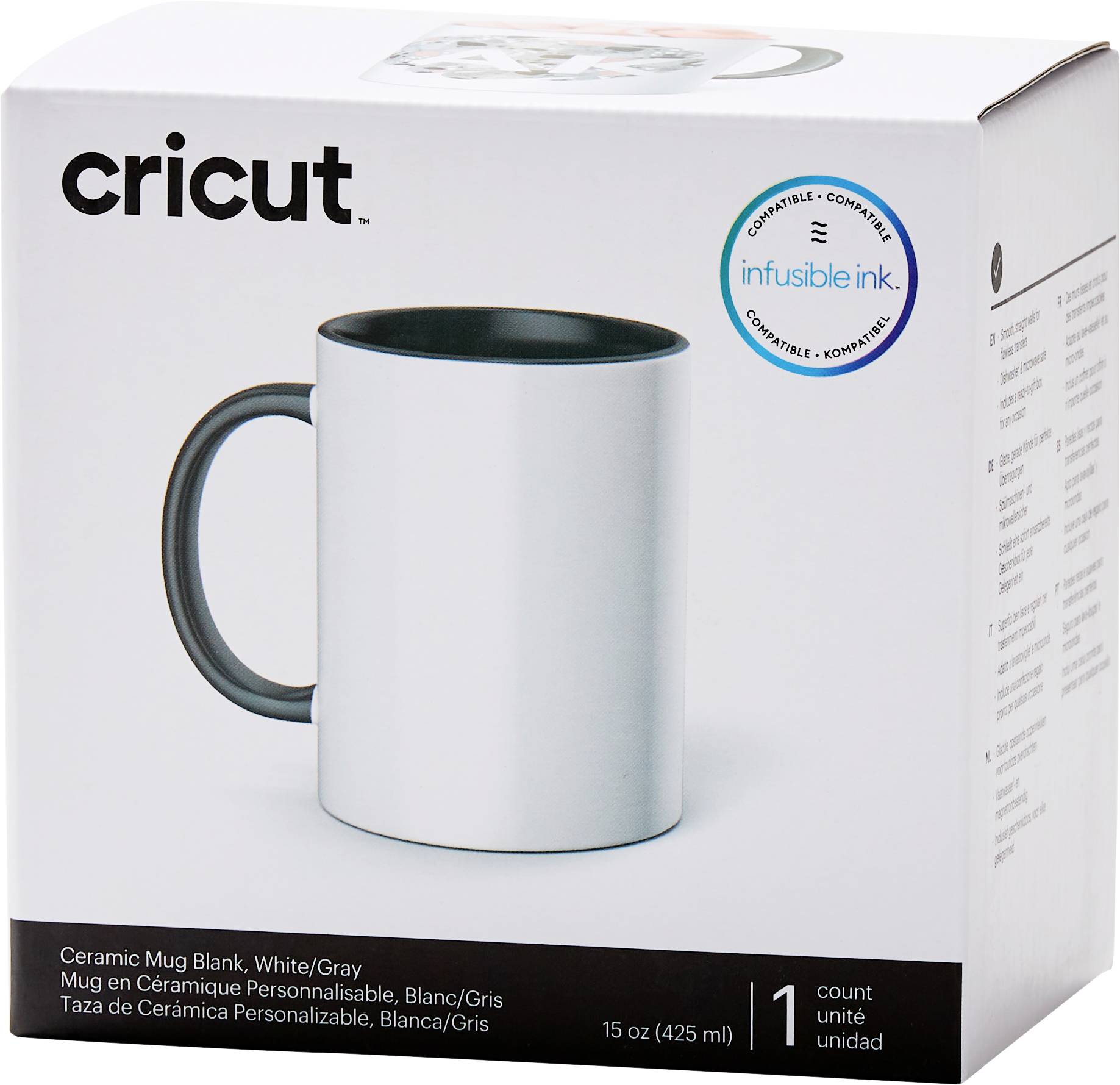 Cricut Mug 440ml Tasse Weiß
