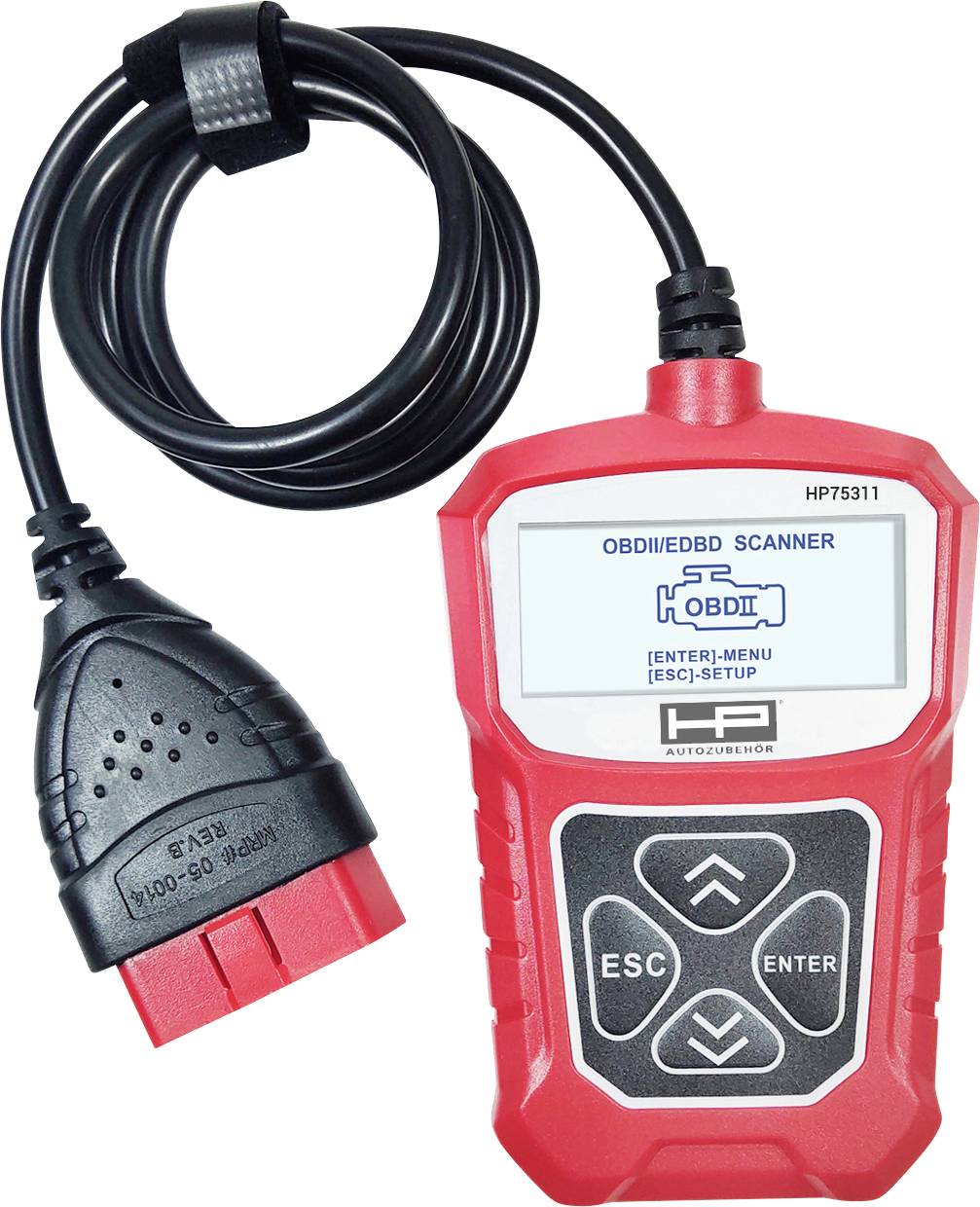 HP Autozubehör OBD II Diagnosegerät OBD II Diagnosetool 75311 Passend für (Auto-Marke): Universal uneingeschränkt