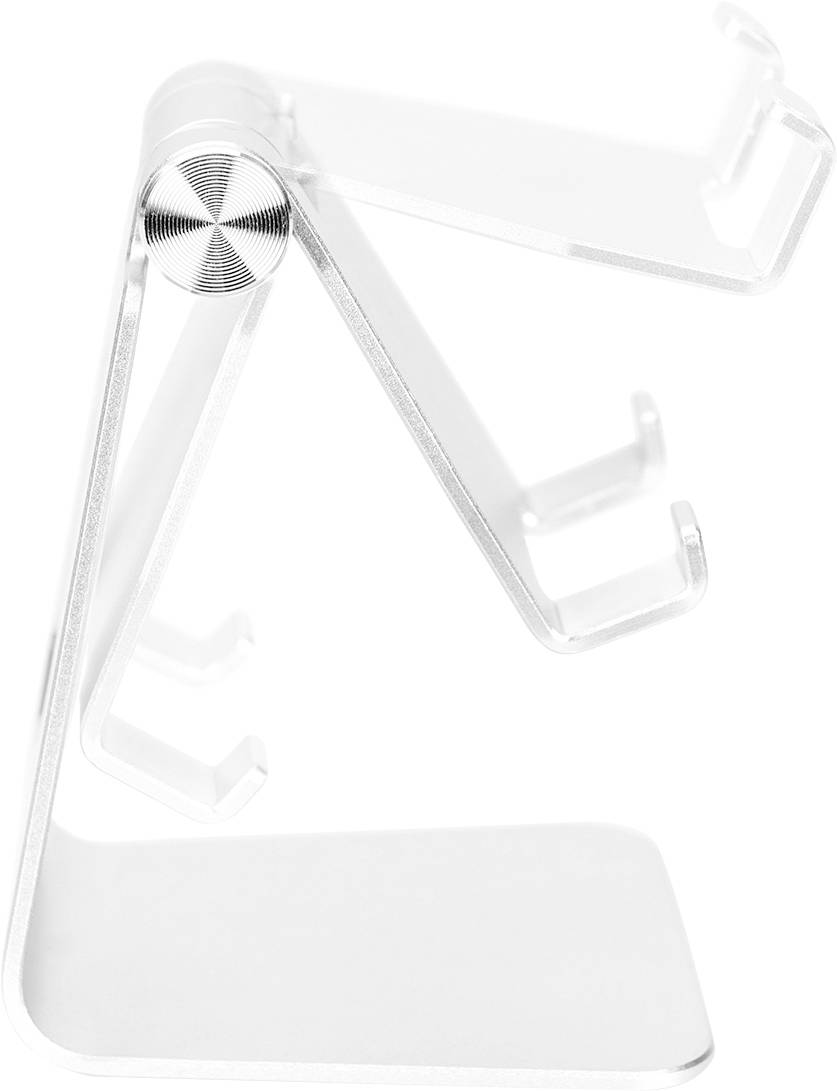 Digitus DA-90418 Handy Ständer Aluminium, Aluminium (gebürstet), Aluminium (hell), Aluminium-Grau, Silber