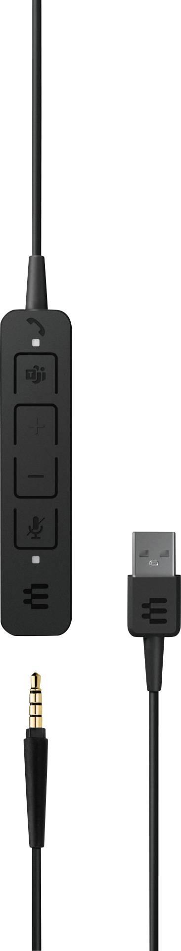 EPOS On Ear Headset kabelgebunden Mono Schwarz Noise Cancelling Lautstärkeregelung, Mikrofon-Stummschaltung Telefon