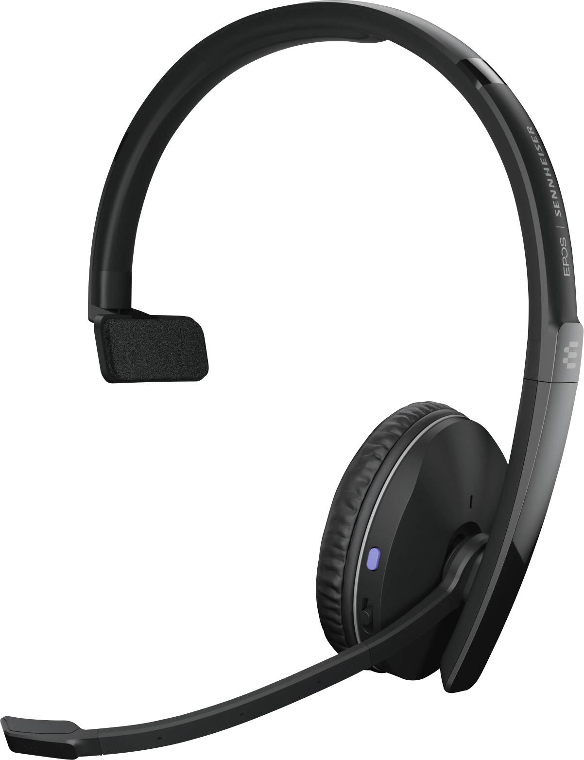 EPOS On Ear Headset Bluetooth® Mono Schwarz Noise Cancelling Lautstärkeregelung, Mikrofon-Stummschaltung Computer