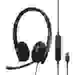EPOS Telefon On Ear Headset kabelgebunden Stereo Schwarz Noise Cancelling Lautstärkeregelung, Mikrofon-Stummschaltung