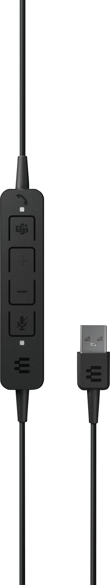 EPOS On Ear Headset kabelgebunden Stereo Schwarz Noise Cancelling Lautstärkeregelung, Mikrofon-Stummschaltung Telefon