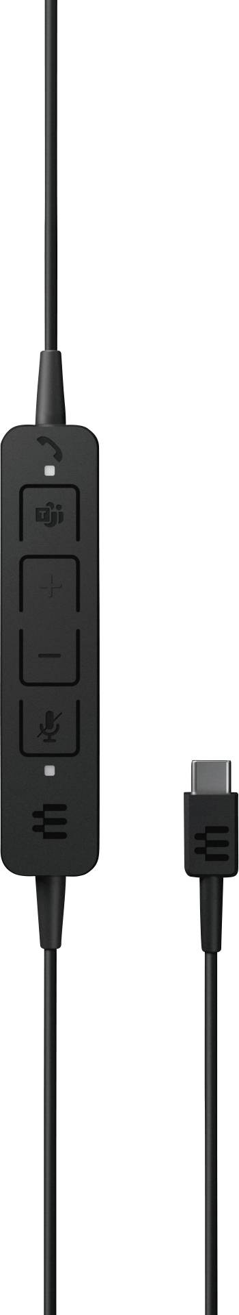 EPOS On Ear Headset kabelgebunden Mono Schwarz Noise Cancelling Lautstärkeregelung, Mikrofon-Stummschaltung Telefon