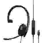 EPOS Telefon On Ear Headset kabelgebunden Mono Schwarz Noise Cancelling Lautstärkeregelung, Mikrofon-Stummschaltung