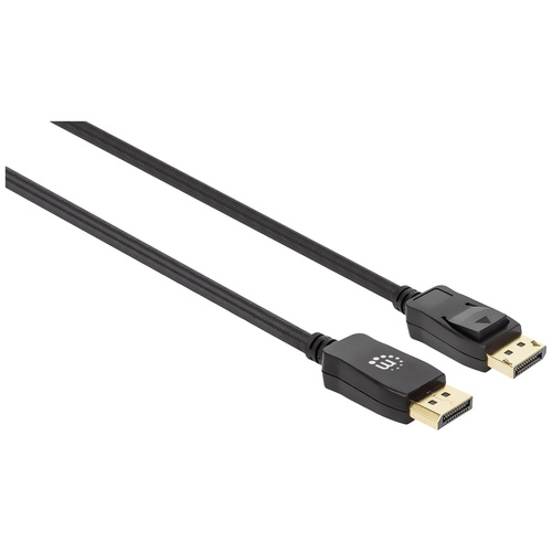 Manhattan DisplayPort Anschlusskabel DisplayPort Stecker, DisplayPort Stecker 1.00m Schwarz 353595 Ultra HD (8K) DisplayPort-Kabel
