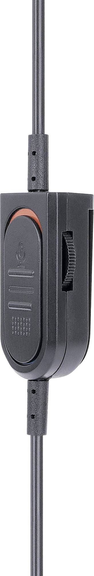 Manhattan Mono USB-Headset On-Ear kabelgebunden USB-A-Stecker Lautstärkeregelung schwarz On Ear Headset kabelgebunden Mono