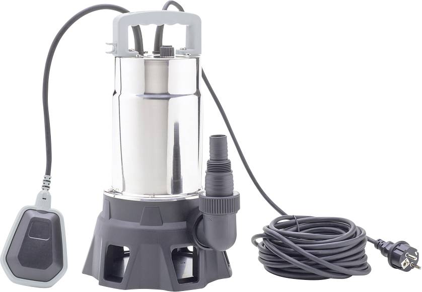 Pontec 87058 PondoDrain Mud 10000 Schmutzwasser-Tauchpumpe 10000 l/h 6m