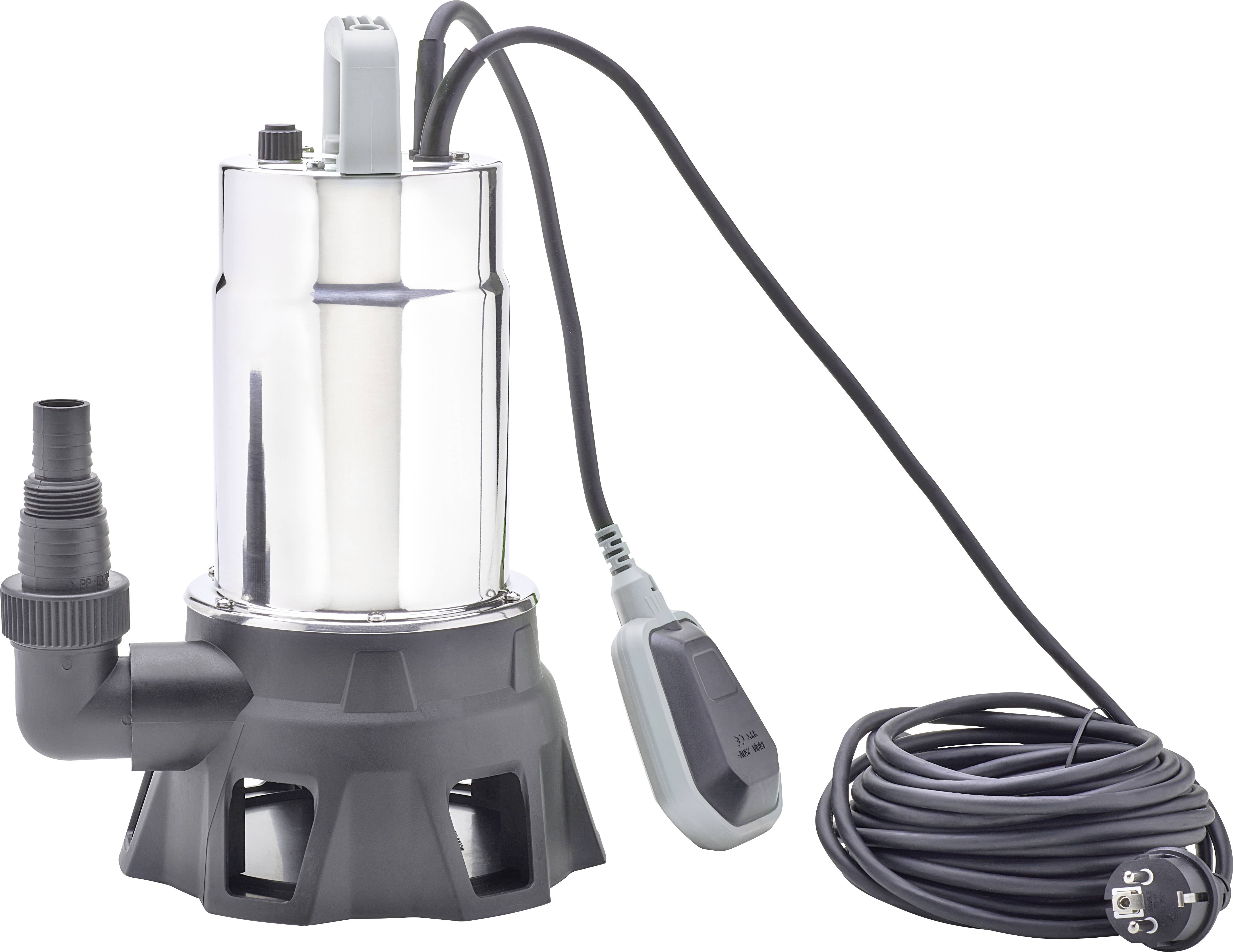 Pontec 87058 PondoDrain Mud 10000 Schmutzwasser-Tauchpumpe 10000 l/h 6m